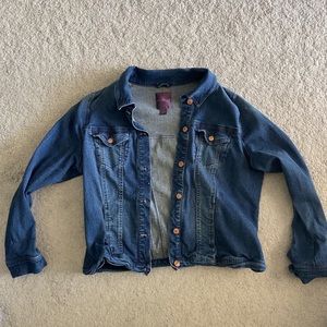 Gloria Vanderbilt denim jacket, size L